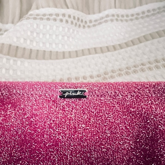 NEW PINK Victoria’s Secret Shimmer One Shoulder Pink One-Piece Swimsuit … - Picture 5 of 5